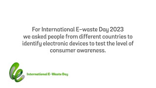 International E-Waste Day 2023 | Can you identify every electronic device