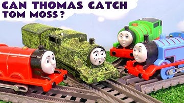 Can Thomas Catch Tom Moss Toy Train Story with Thomas Trains