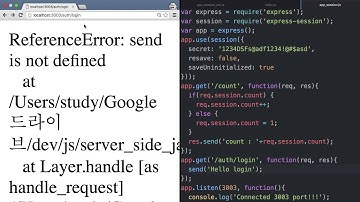 Server Side JavaScript - session 4 : login 1