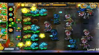 flower zombie war unlimited coin level 58 #flowerzombiewar #gaming #pvz screenshot 3