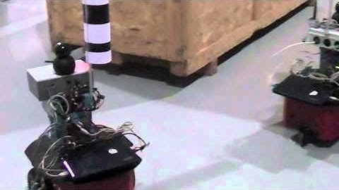 Localization, mapping and exploration experiments in a real logistic environment