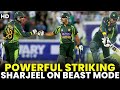 Powerful striking  sharjeel khan is on beast mode  pakistan vs sri lanka  2nd t20i  pcb  ma2a