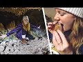 WE FOUND A CREEPY CAVE! + DELICIOUS Barbecue and Fireworks 💥