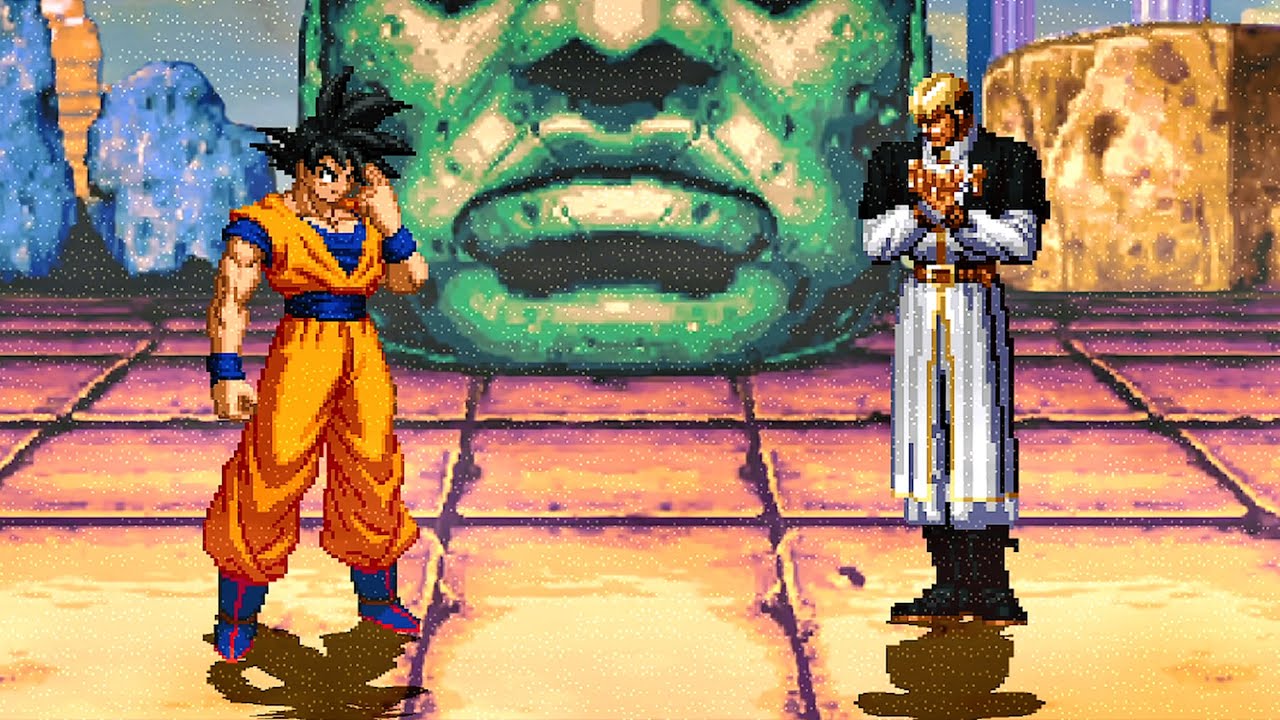 Goku Vs. WhirlWind Goenitz - The Heavenly Wind