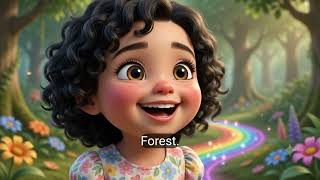 🌈 Lily and the Magic Rainbow Forest | Magical Adventure Story for Kids