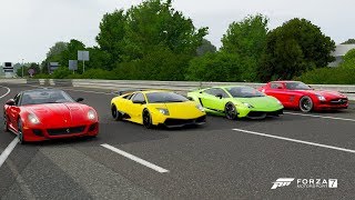 Hello everyone and welcome back to the series of forza drag races.
this time on motorsport 7 i present you a four supercar previous
generatio...