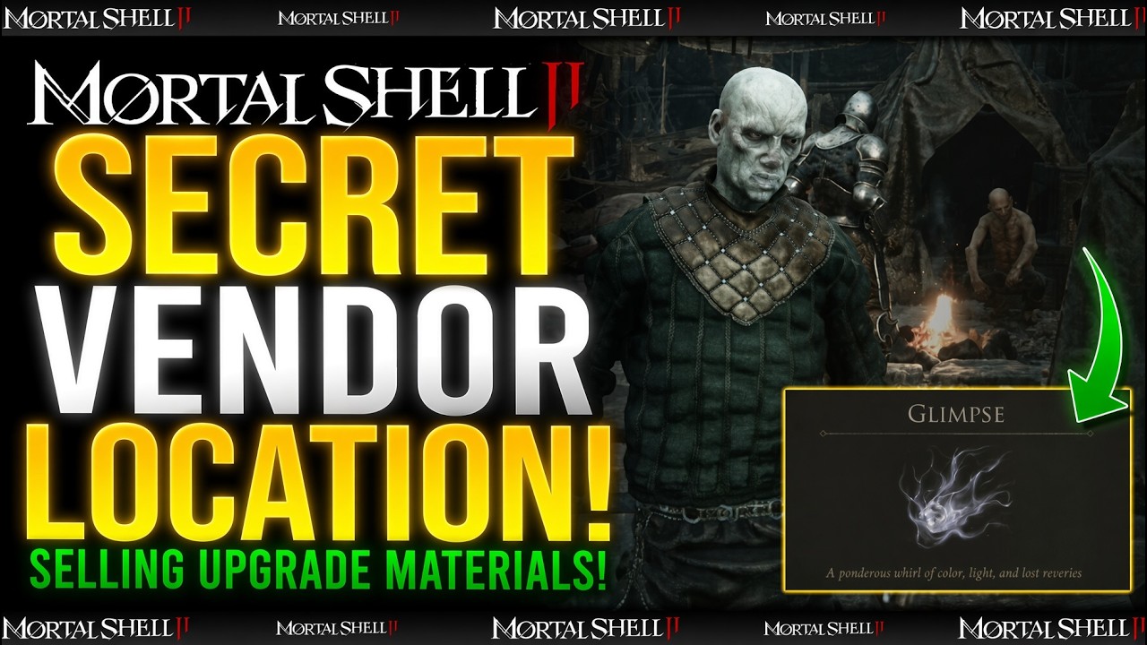 Thumbnail for Hidden Vendor Sells Glimpse, Dorsalite, Laterite, Upgrades & More in Mortal Shell 2