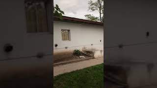 Loma Negra: Se voló el techo de las nuevas aulas de la Escuela de Policía