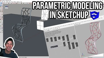 PARAMETRIC MODELING IN SKETCHUP with Viz Pro - Extension of the Week #50!