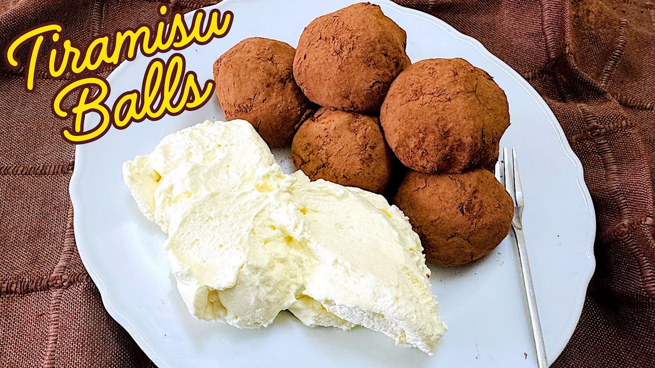 Viral Tiramisu Balls Recipe | Resepi Mudah & Sedap | No Bake Dessert