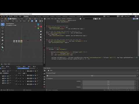 Blender UpBGE python - Follower object