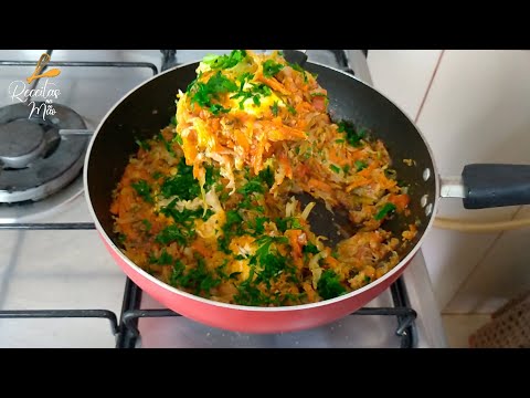 Vídeo: Como Cozinhar Repolho Frito Com Ovo