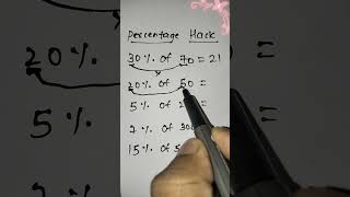 Percentage trick #maths #shortvideo #youtubeI|#Shorts #viralshort #shortvideo #maths #khansir