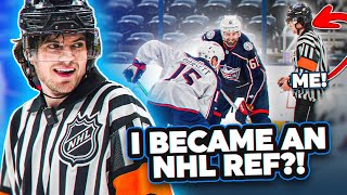 REFFING AN NHL HOCKEY GAME?! *MIC'D UP REF* image