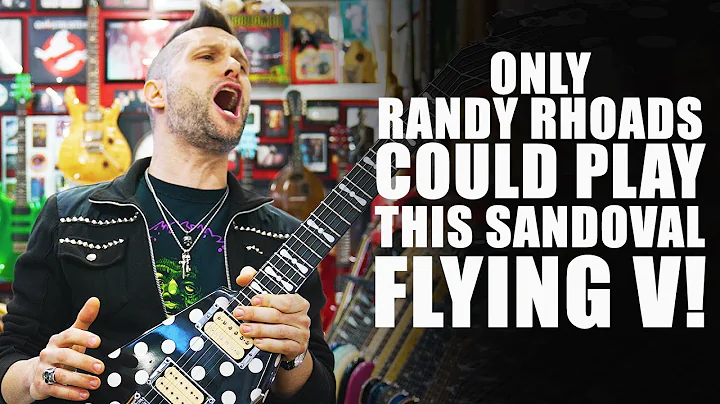 Only Randy Rhoads Could Play This Sandoval Flying ...