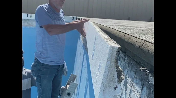 Cantilevered Coping On A Concrete Pool