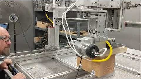 5 Axis CNC Router Trimming Plastic tops - 5 Prime CNC At Work