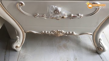 Hoàn thiện bộ giường ngủ và tab đầu giường tân cổ điển tại nhà anh Hoàng – Vũng Tàu