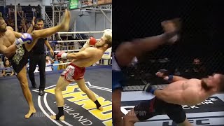 Rafael Fiziev Dodging Kicks Like A Ninja