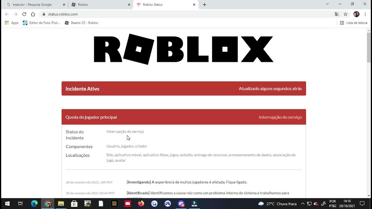 roblox caiu agora 2024 doa14 de outubro