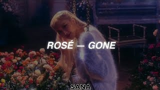 Rosé - Gone✨ [slowed + lyrics] #rosé #blackpink #blink