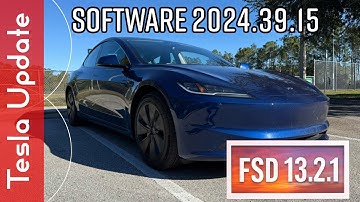 Tesla Update 2024.39.15- FSD V13 Is HERE