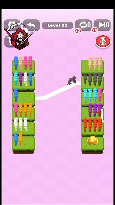 Escape Island - Fun Color Sort Game - Level 32 - Gameplay - Color Sort Puzzle - ‪@GamesislandSK‬