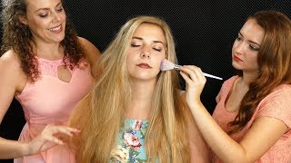 Pampering Madison! ASMR Spa Treatment! Hair & Face Brushing, Braiding Corrina & Lucy