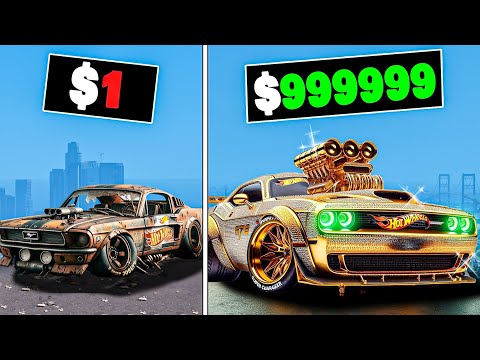 $1 to $1,000,000 Hot Wheels Car in GTA 5