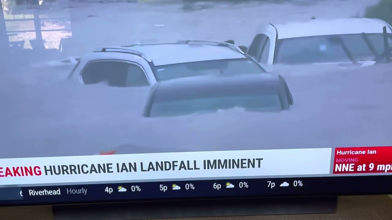 Venice, Florida hurricane Ian flooding. Seal Team 69 reporting live