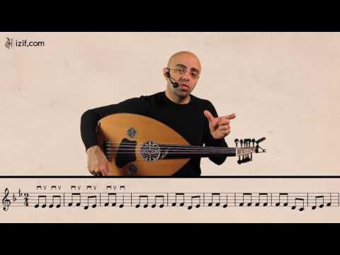 تعليم عزف أغنية بالله تصبوا هالقهوة على العود  