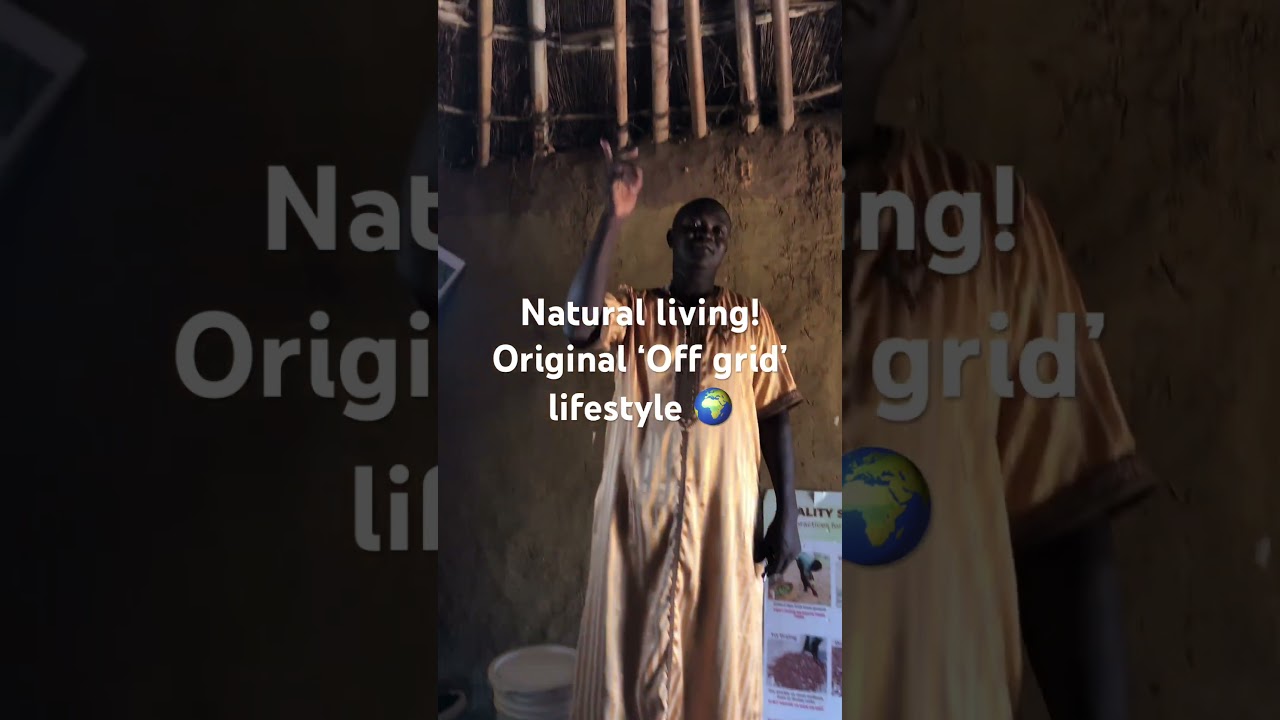 Original ‘off grid’ living in Ghana 🌍✨ 