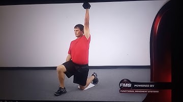 CURL TO PRESS SINGLE ARM FROM HALF KNEELING WITH ONE DB