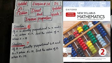 Updated D2 | Exercise no 2A| Q no 6 & 7 | Oxford New Syllabus updated 7th Edition| book 2 |7th class