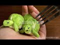【樹脂粘土・レジン】芽キャベツのカメ【Clay,Resin】Brussels sprouts tortoise | turtle | DIY