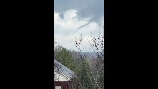 Wild funnel cloud spins in skies over Ohio