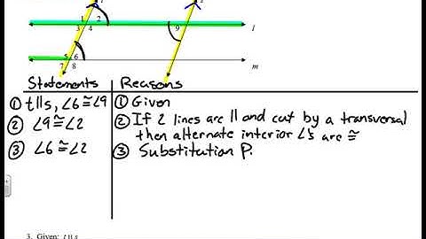 Unit 3 - Lesson 2-3 Proving Lines Parallel