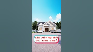 Mẫu Nhà Vườn Mái Thái Đẹp Lung Linh Tại Bắc Giang #shorts