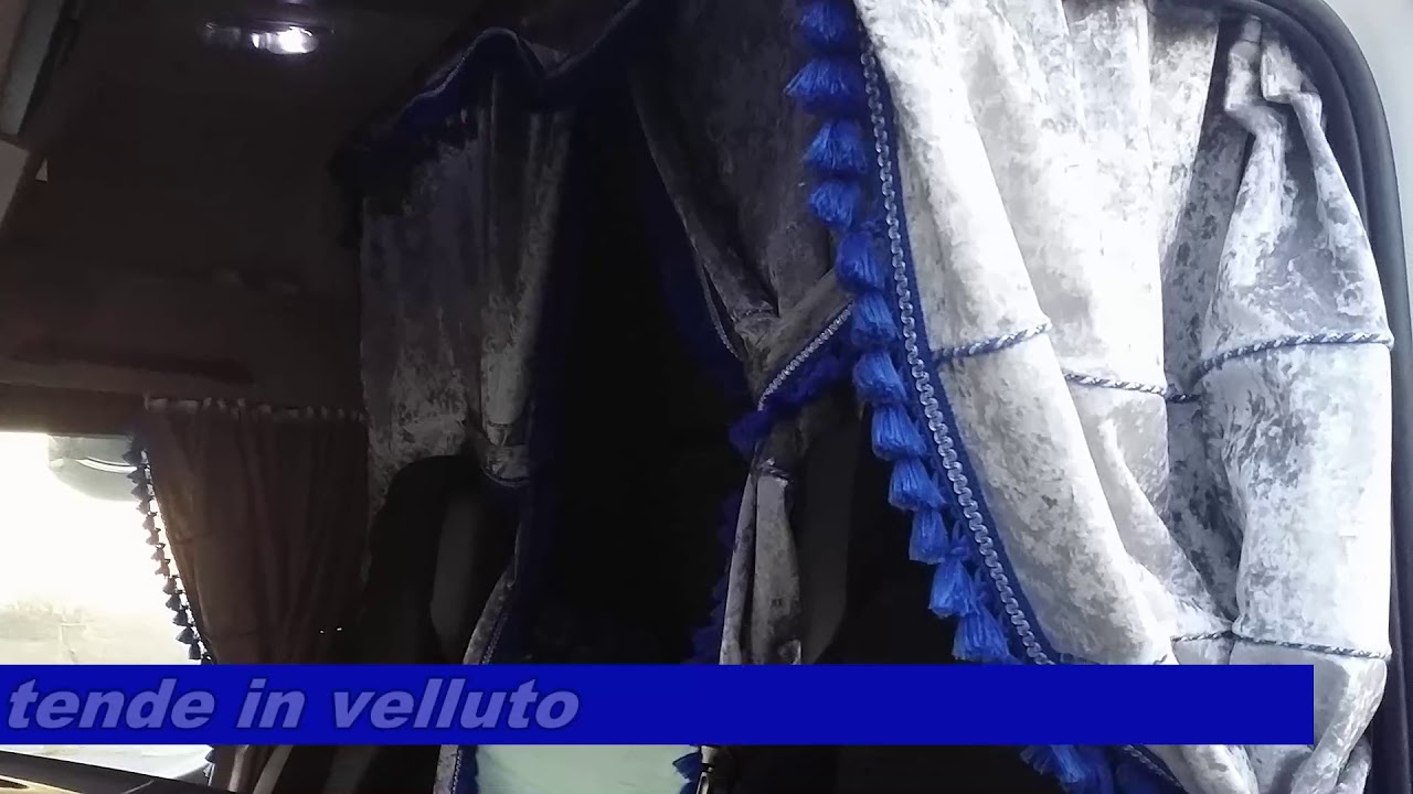 allestimento interno cabina Mercedes MP4 tappeti