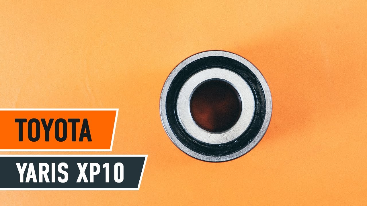 Kuinka vaihtaa etupyörän laakerit TOYOTA YARIS XP10 merkkiseen autoon OHJEVIDEO | AUTODOC