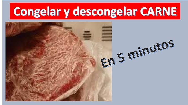 Como DESCONGELAR LA CARNE en 5 minutos . Tips de cocina