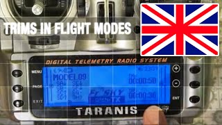 FrSky Taranis / OpenTx Crumbs - Trims in Flight modes