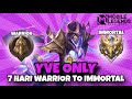 Namatin Mobile Legends tapi YVE Only Sampai Mythic Immortal Cuma 7 Hari