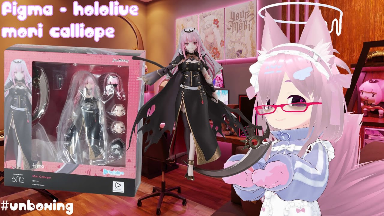Vtuber】 Bocchi Unboxing Figma 602 Hololive - Mori Calliope - GSC