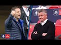 MANAGER CAM | Lampard & Solskjaer Reactions as Chelsea Beat Man United | Emirates FA Cup 19/20