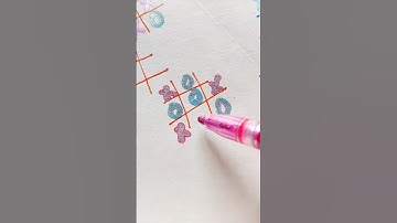 Tic Tac Toe #shorts #tictactoe  #trending #art #viral #games#students #like #comment#subscribe