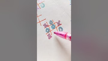 Tic Tac Toe #shorts #tictactoe  #trending #art #viral #games#students #like #comment#subscribe