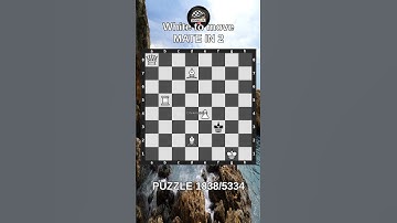 Chess puzzle series 🧩1838/5334 #chess #puzzle #learnchesstactics #magnuscarlsen #polgar #chessbooks