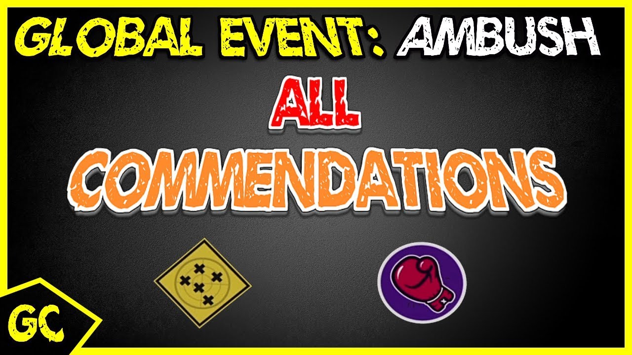 All Commendations | The Division Global Event Ambush - YouTube