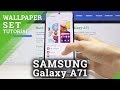 How to Change Wallpaper in SAMSUNG Galaxy A71 – Refresh Home Screen